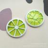 Verão Glitter Fatias de Frutas Fatias de Limão Acessórios de Resina Patch DIY Brincos Feitos à Mão Adorno para Cabeça Atacado