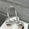 Bolsa Feminina de Couro Genuíno Estilo Coreano Bolsa Cilíndrica Nicho Moderna Couro de Vaca Camada Superior Padrão Craquelê Bolsa de Ombro Bolsa Simples de Axila