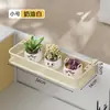 Estante Colgante de Escritorio de Hierro Estante de Almacenamiento Multicapa Estante para Macetas de Alféizar de Ventana Soporte para Plantas Suculentas de Escritorio de Oficina