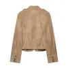 Ropa de mujer al por mayor estilo europeo y americano, chaqueta anudada moderna y versátil 6318245