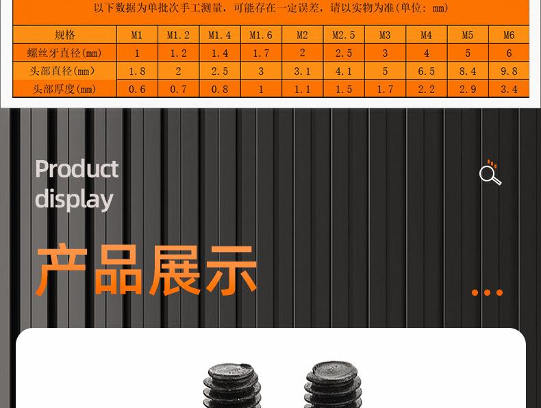 304不锈钢黑色PM十字圆头机牙螺丝_03_18.jpg