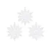 Decoração de Natal presentes floco de neve colorido enfeites de árvore de Natal floco de neve de pó plástico 3 preço