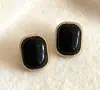 @Oferta Especial Pendientes Elegantes Estilo Francés Estilo Coreano Moda Retro Pendientes Sencillos de Resina Joyería Transfronteriza Venta al por Mayor