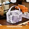 Nueva Bolsa de Almacenamiento de Lujo para Juego de Té de Brocado, Bolsa Protectora Portátil para Exteriores para Una Tetera y Dos Tazas, Nueva Bolsa de Té Estilo Chino