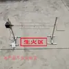 Tenedor Asador Automático Conejo Parrilla Exterior Rack para Barbacoa Volteador de Patas Chuletas de Cordero Pollo a la Parrilla Rack para Barbacoa Parrilla Eléctrica para Carne