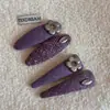 Pinza para el Cabello de Perlas de Colores Claros Suaves para Otoño e Invierno, Pinza para el Flequillo Lateral para Mujer, Pinza BB Pequeña Estilo Chanel, Accesorio para el Cabello Exquisito de Alta Gama