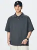 Ropa para Hombre Fengshe / Camisa de Manga Corta de Verano para Hombre Camisa Polo Vintage con Cuello de Solapa Casual de Media Manga Lyocell