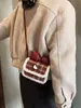 Bolso Mini Casual, Bolso Cruzado, Bolso de Mujer, Bolso Cuadrado Pequeño de Cuadros Simple de Gama Alta, Bolso de Hombro de Lazo a la Moda