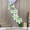 Flor de Jazmín Artificial Dorada Pequeña de 9 Cabezas Decoración Floral de Mesa para Jazmín Decoración de Pasillo de Boda