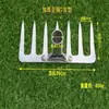 Rastrillo Agrícola para Aflojar y Arar la Tierra, Multifuncional para Sembrar Verduras y Limpiar Terreno, Rastrillo de Arena de Cinco Dientes, Siete Dientes, Raspador de Arena Todo Acero Inoxidable, China