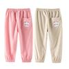 Pantalones de Invierno para Niños a Prueba de Suciedad Casual Deportivos de Algodón Pantalones con Cordón Pantalones de Pana Pantalones Bombachos para Bebé
