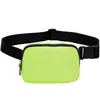 Bolso Lulu del mismo estilo en stock, riñonera antisalpicaduras, riñonera deportiva de nailon para correr, riñonera para teléfono móvil para hombres y mujeres.