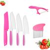 Juego de Cuchillos de Plástico de Seguridad para Niños Amazon Rosa Jardín de Infancia Educación Temprana Juguete de Cocina para Juego de Simulación Infantil