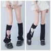 Calcetines de media pantorrilla de felpa para niña divertida estilo Harajuku para mujer otoño e invierno calentadores de rodilla jk blanco rosa calcetines de cuerno de chica hot