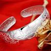 Pulseira de Prata Banhada Estilo Tiktok para o Dia dos Namorados para Mulheres, Três Gerações, Três Vidas, Estilo Jovem, Pulseira Céu Estrelado, Popular Online, Presente para Melhor Amiga, Dropshipping