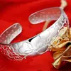 Pulseira Atacado Dragão e Fênix Auspicioso III Flor de Sarja Pulseira Banhada a Prata Feminina Pulseira Peixes Flor de Lótus