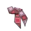 Lenço de Seda Liso Largo Longo Retro para Mulheres Faixa de Cabeça Versátil Fita Estreita Prendedor de Cabelo Lenço de Cabeça Lenço de Pescoço de Camisa Decoração Lenço Quadrado Pequeno