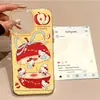 Funda Creativa Ángel de Manzana Antihuellas Dactilares Adecuada para Funda de Teléfono Móvil 16Promax Iphone17 Nicho 14 Doble Capa 1312