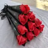 Flor de Sabão Cravo Flor Rosa Buquê Único Flor de Sabão Dia dos Namorados Dia da Mulher Presente Atividade Pequenos Presentes