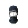 Juego de Bufandas de Protección para el Cuello de Invierno para Hombre, Máscara de Ciclismo de Invierno Versátil a Prueba de Viento, Gorro Engrosado, Piel de Ciervo
