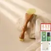 Masajeador Natural de Cuerno de Oveja para Lifting Facial, Gua Sha y Estimulación de Meridianos, Adecuado para Relajación de Cuerpo Completo