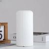 Patrón Vertical Blanco Cerámica de Imitación Jarrón Arreglo Floral Linterna Moderna Simple Jarrón de Plástico Muebles de Oficina Hogar Recipiente para Flores Almacenamiento de Agua