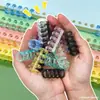 Anillos para Carpeta de 5 Agujeros Anillos Grandes para Hojas Sueltas Espirales Removibles para Encuadernación Clips Transparentes DIY para Encuadernación de Hojas Sueltas