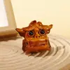 Imán para Nevera Famoso en Internet de la Bestia Mítica Glaseada Xiezi Souvenir del Museo de Jiexiu, Shanxi Imán Magnético de Resina Cultural y Creativo para Nevera