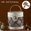 Nuevo Bolso Cubo Maillard Grande Estuche Cosmético Tridimensional Impermeable Bolsa de Maquillaje Bolso Multifuncional de Gran Capacidad para Mujer