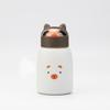 Caneca de vidro para animais de estimação fofa 360ml caneca de desenho animado logo caneca portátil de camada dupla para crianças e estudantes caneca de apertar