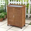Caja de almacenamiento exterior, adecuada para jardines, balcones, guarderías y uso doméstico; un unidad de almacenamiento a prueba de lluvia y sol para varios artículos, herramientas y zapatos