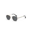 Gafas Xunge de polígono para hombre, metal, diamantes, todo partido, gafas de sol retro para mujer, marco delgado, gafas de sol 2023 Nuevas