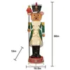Soldado Cascanueces Oso Pequeño Adorno Lámpara de Hierro Forjado Led Decoración Navideña Venta Caliente Transfronteriza Exportación