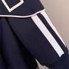Traje de Combinación de Colores Estilo Coreano para Niño Celebrante Cibernético Ropa Grande Nueva de Primavera y Otoño Sudadera de Letras Estilo Occidental Pantalones Casuales Conjunto de Dos Piezas