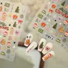Cristal de Diamante Tensor Estilo Fresco Popular Navidad Ts-4197 Osito Invierno Lindo Pegatinas para Uñas para Niños
