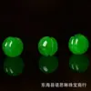 Pulseira com Contas de Melão Verde Esculpido e Contas Redondas de Lótus Espaçadores com Contas Acessórios para Joias Artesanais DIY
