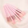 13 Pinceles de Maquillaje Sijiqing para Principiantes Portátil Pelo Suave Corrector Base Rubor Sombra de Ojos Set Completo de Herramientas de Belleza
