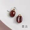 [Serie de Café de Desayuno Parisino] Colgante de Croissant de Grano de Café DIY Goteando Aceite Colgante Accesorios para Joyería DIY