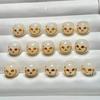 Fruta de bodhi natural tallado garra de gato gato de la suerte caqui zorro de nueve colas DIY texto juego cuentas de Buda accesorios de joyería cadena para teléfono móvil