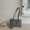 Bolsa Tote de Nylon Impermeável para Mulheres, Bolsa de Ombro Hobo Estilo Minimalista, Bolsa de Mão Leve de Grande Capacidade, Bolsa Baguette