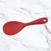 Venta al por mayor de fábrica cuchara de sopa para el hogar Cocina cuchara de arroz de silicona pala no daña el recipiente interior cuchara de arroz
