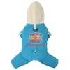 Suéter fofo com capuz de cereja para animais de estimação, outono e inverno, roupa de malha quente de duas pernas para cães e gatos de pequeno e médio porte