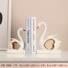 Ornamentos Modernos Simples de Cisne de Cerâmica para Casal Decorações para Casa Artesanato Criativo de Luxo Leve Presente de Casamento