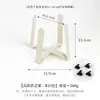 Soporte de Hierro para Comedero de Mascotas, Soporte de Hierro en Forma de Cruz, Soporte Integrado para Comedero de Mascotas, Soporte de Hierro Elevado que Protege el Cuello, Soporte Anti-Derrames para Comedero de Perros y Gatos