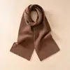Cachecol de Cashmere para Mulheres 100% Cashmere Puro Versátil Simples Ondas de Água Jacquard Fashion Tricotado Cachecol Quente para Pescoço