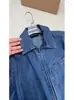 Modelo nuevo transfronterizo 2026 silueta minimalista nicho alta gama chaqueta corta de mezclilla para hombre con diseño lavado vintage