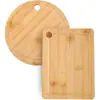 Juego de Tablas de Cortar de Bambú para Cocina Casera, Tabla de Cortar Categorizada Engrosada Juego de Dos Piezas, Tabla Pequeña para Deli