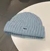 Gorro de lana con contenido de lana para otoño e invierno, con gran circunferencia de cabeza, versátil, casual, para el frío, gorro cálido, para parejas, protección para las orejas, gorro de punto