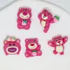 Serie de Fresas Oso de Fresa Pasador Accesorios DIY Bolsa de Materiales DIY Hecho a Mano Zapatos con Agujeros