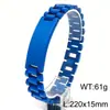 Correa de Reloj Curva de Marca Europea y Americana Transfronteriza Pulsera de Acero de Titanio Moda para Pareja Cadena de Reloj de Acero Inoxidable para Hombre y Mujer Ajustable con Grabado